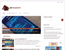 Tablet Screenshot of 8bitmammoth.com